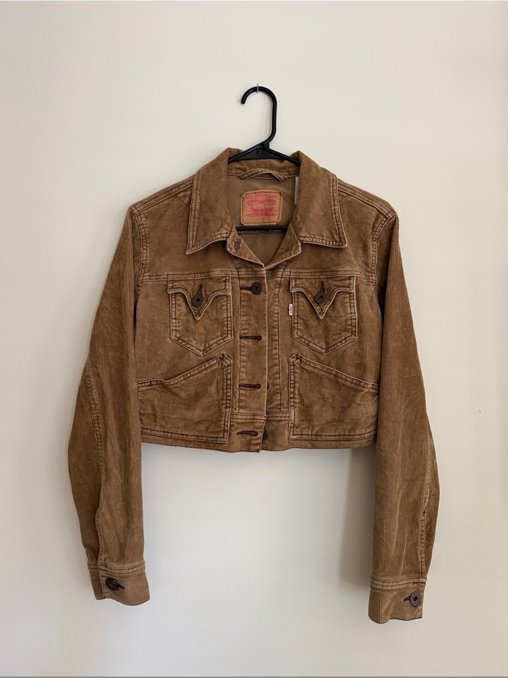 Levi's Cropped Corduroy Jacket
